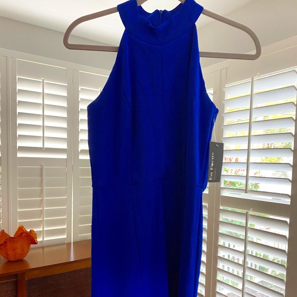 EnFocus Royal BLUE Dress, Size 4,  NWT